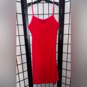 Isaac Mizrahi Vibrant Red Strapless Dress